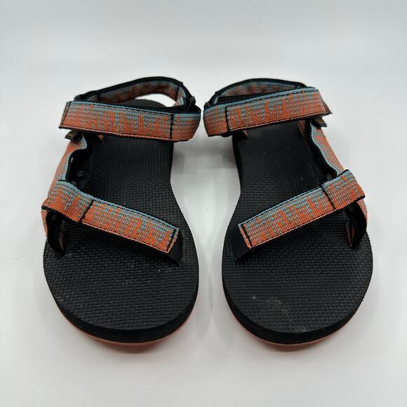 Teva Original Mirage Sandal Universal Atmosphere Carrot Brown/Black Men 6 Hiking - Picture 2 of 7